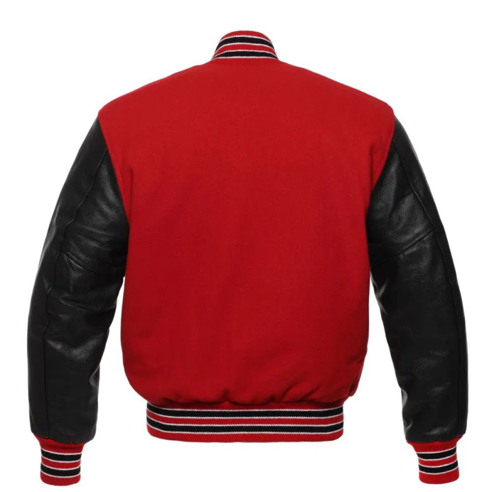 Red & Black Scholar Varsity Jacket