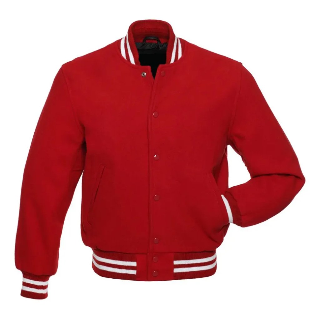 Red Valor Varsity Jacket