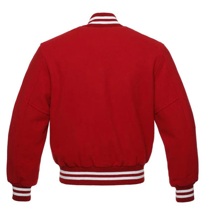 Red Valor Varsity Jacket
