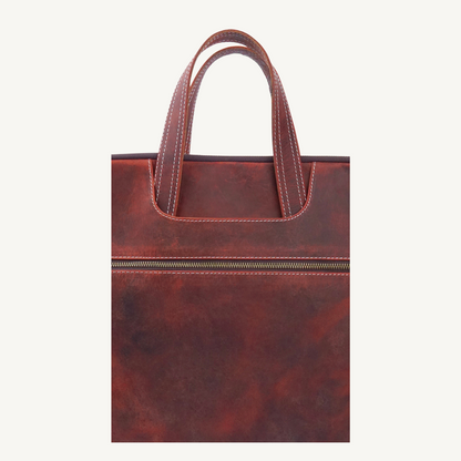 Rustic Brown Vintage Laptop Sleeve