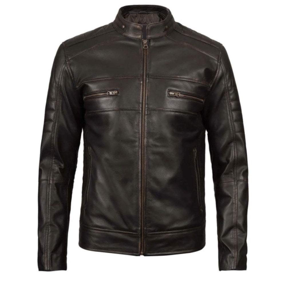 Rustic Urban Racer Biker Jacket