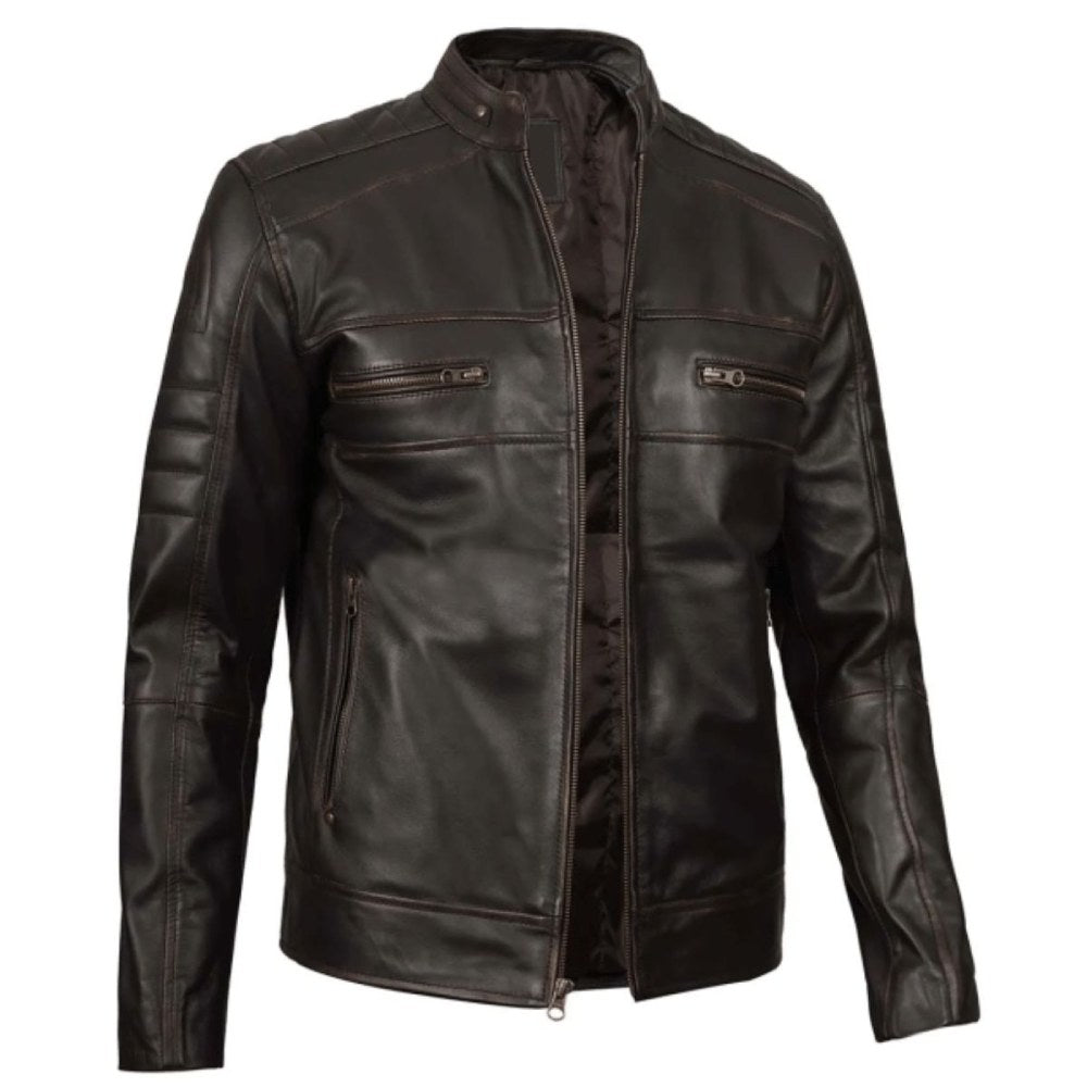 Rustic Urban Racer Biker Jacket