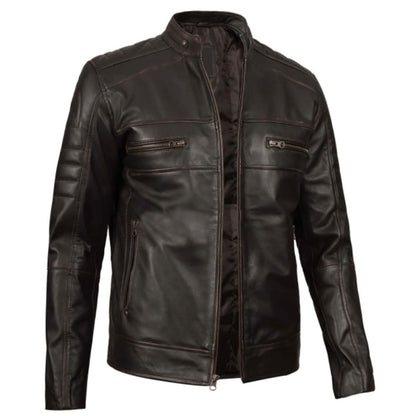 Rustic Urban Racer Biker Jacket