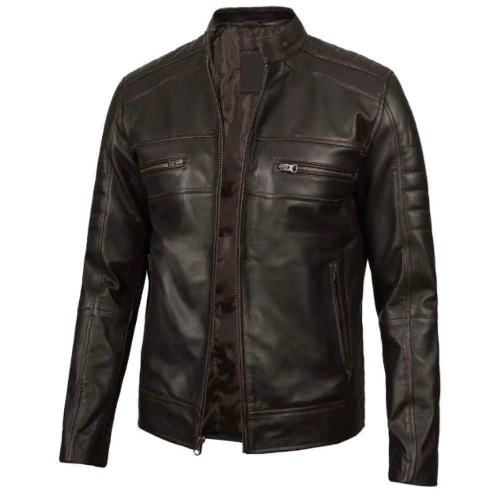 Rustic Urban Racer Biker Jacket