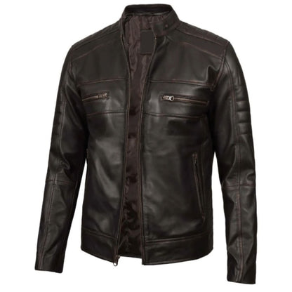 Rustic Urban Racer Biker Jacket