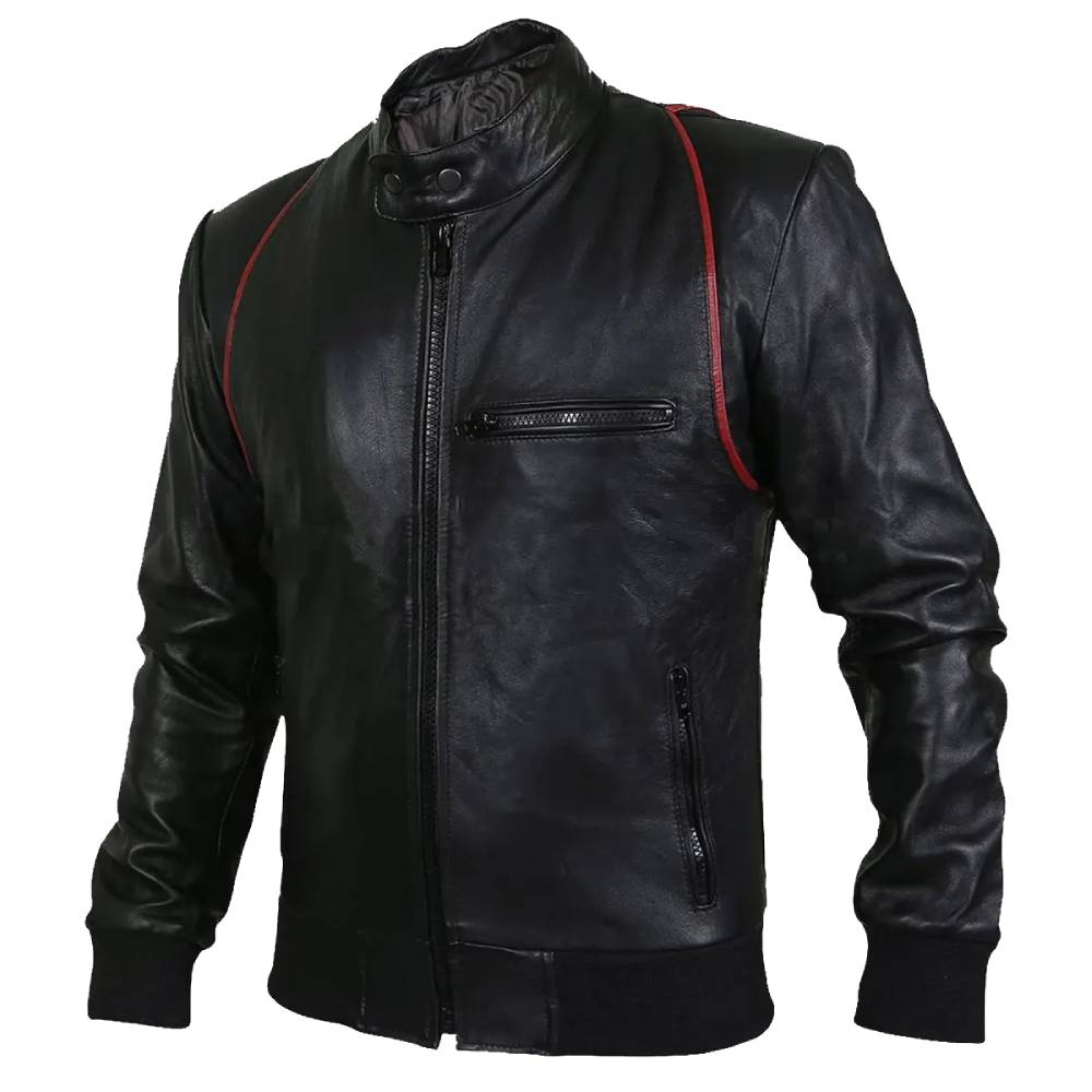 Shadow Luxe Biker Jacket