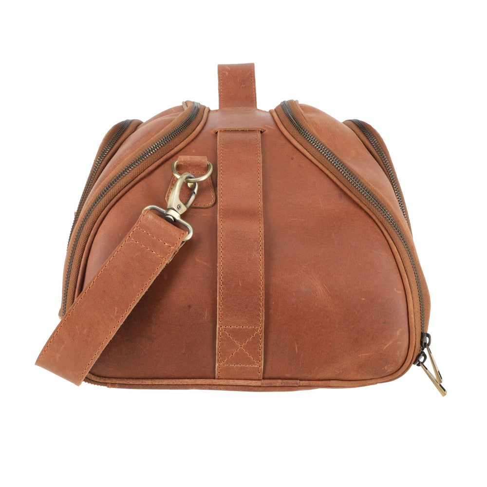 Tan Adventure Leather Duffle