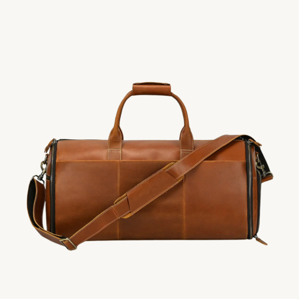 Tan Dapper Duffle Bag