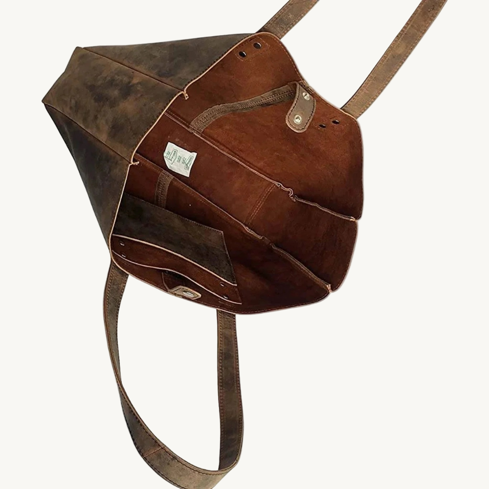 Tan Haven Leather Tote