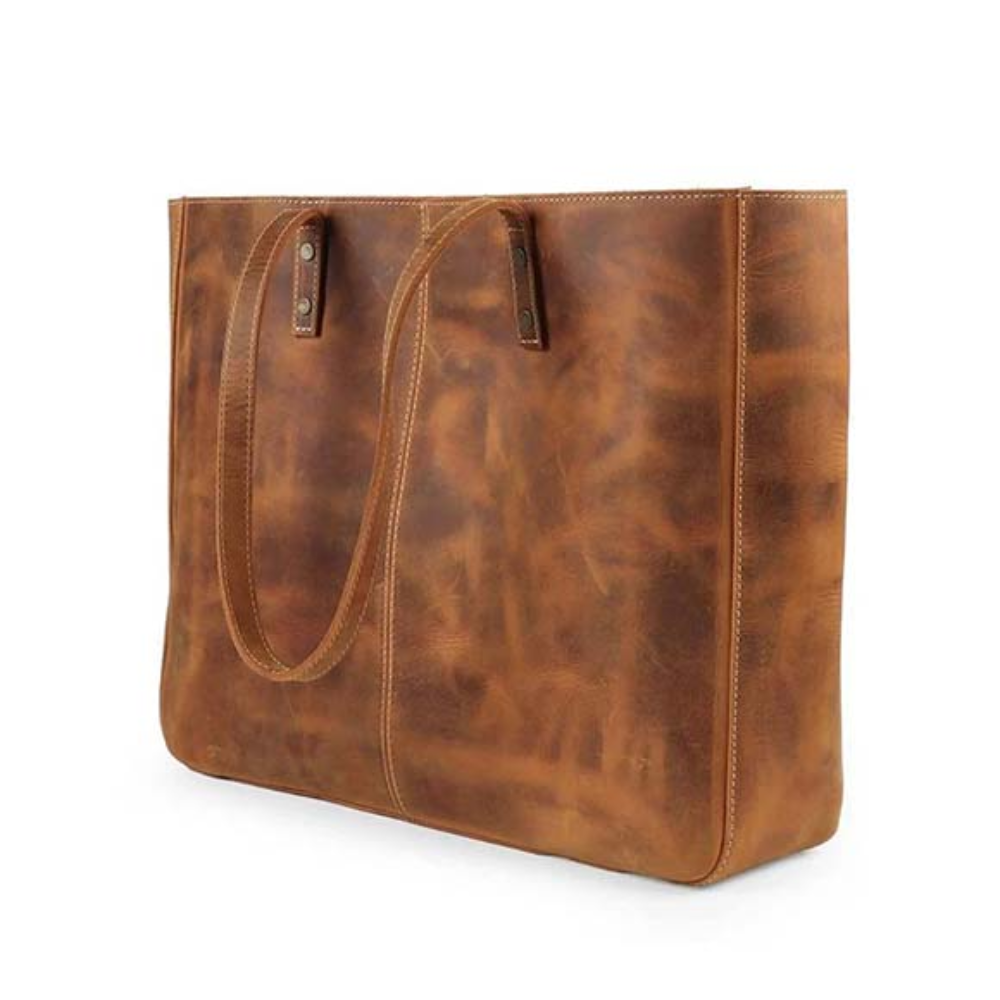 Tan Haven Leather Tote