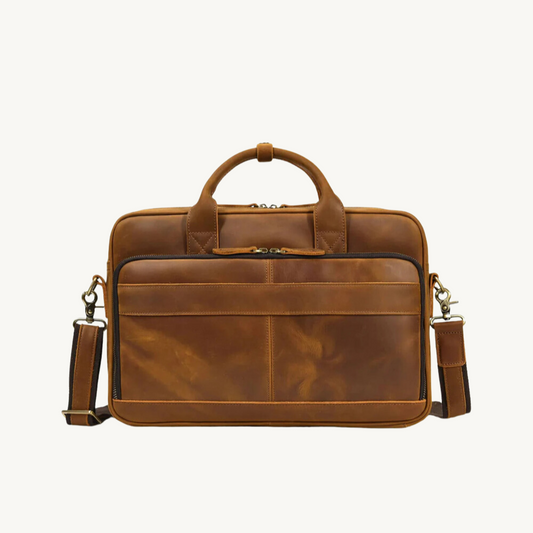 Tan Heirloom Case Leather Briefcase
