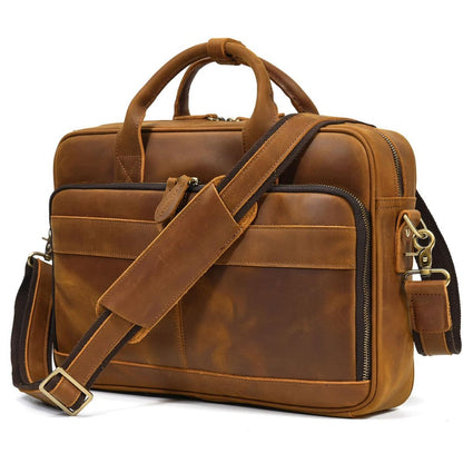 Tan Heirloom Case Leather Briefcase