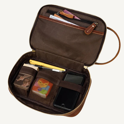 Tan Roamer Toiletry Bag