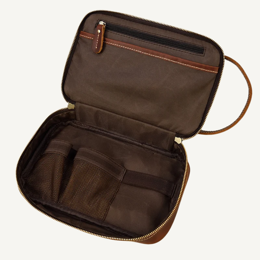 Tan Roamer Toiletry Bag