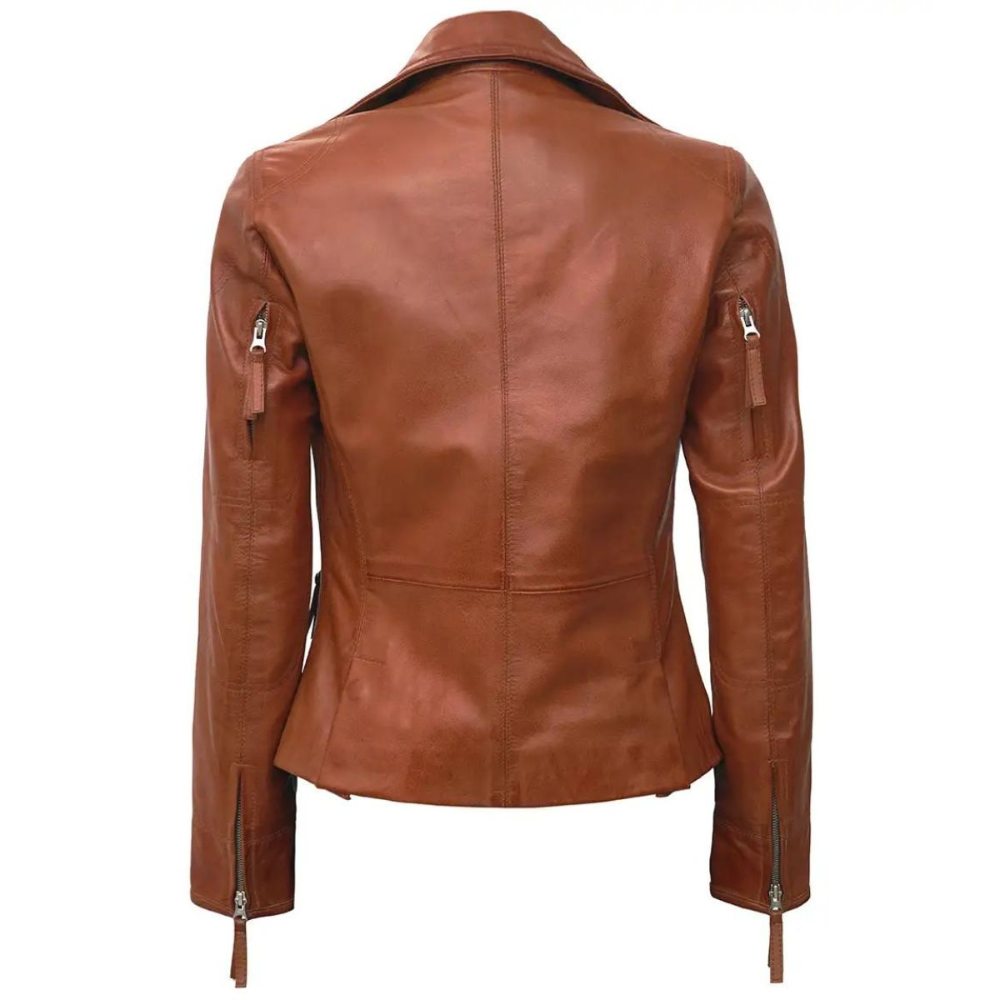Tan Seraphim Biker Jacket