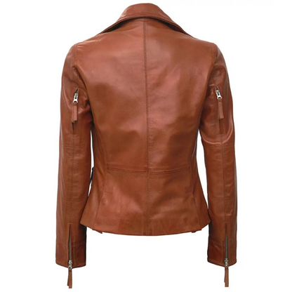 Tan Seraphim Biker Jacket