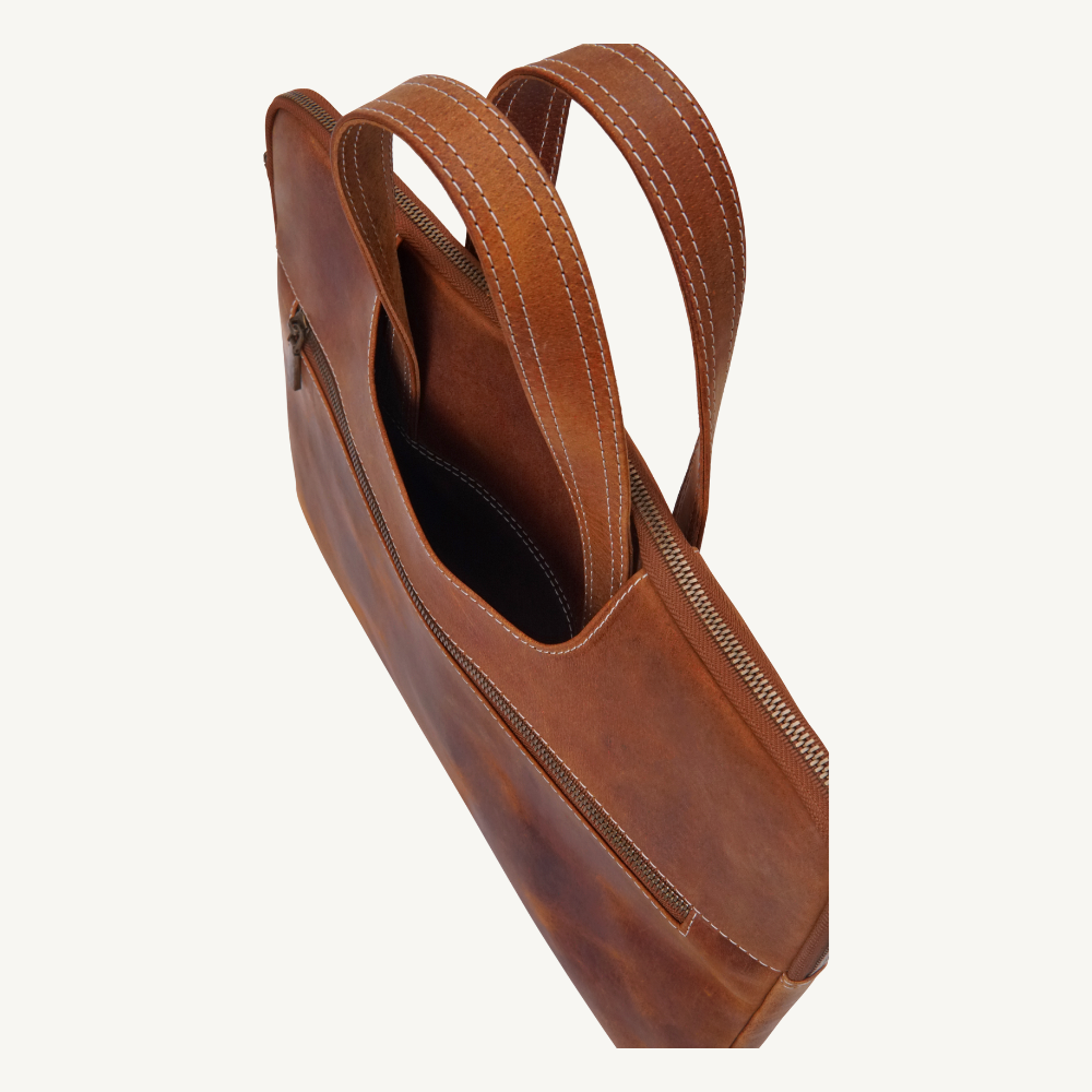 The Distressed Tan Heritage Laptop Sleeve