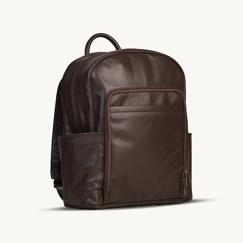 The Rich Brown Urban Leather Backpack