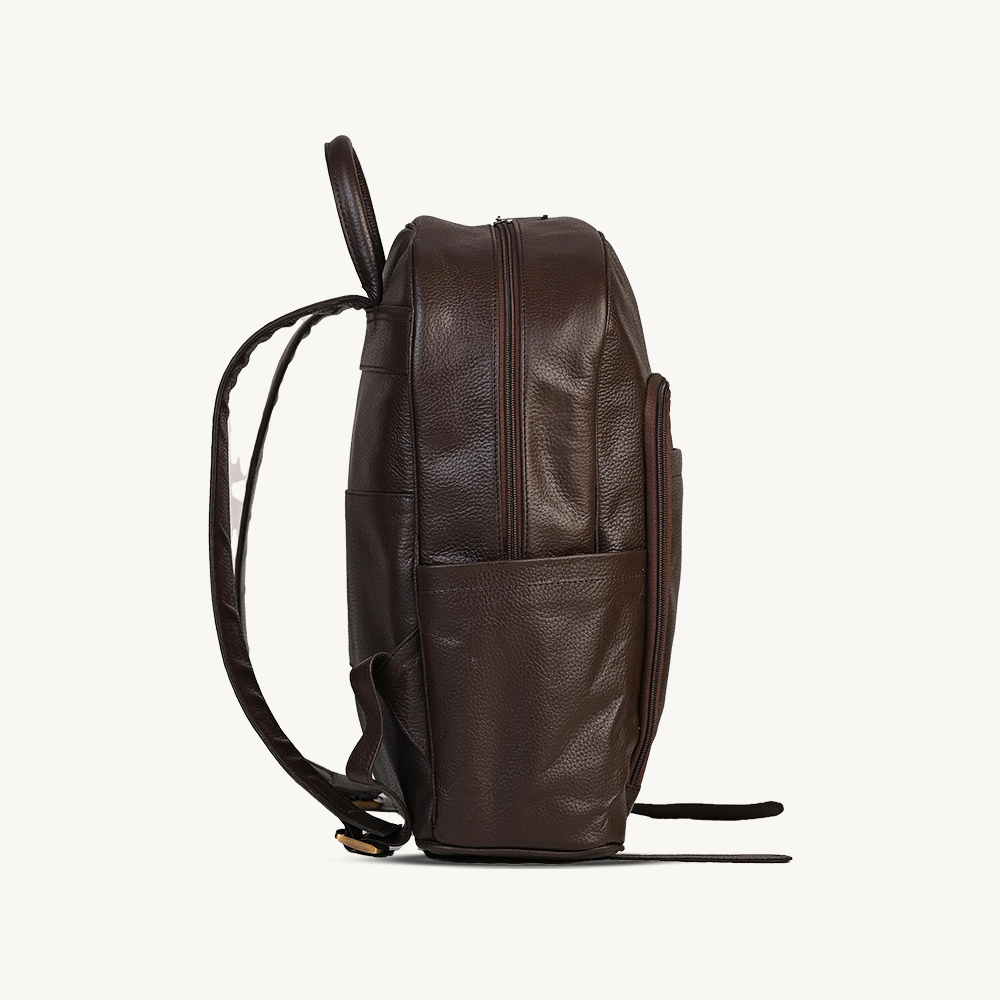 The Rich Brown Urban Leather Backpack