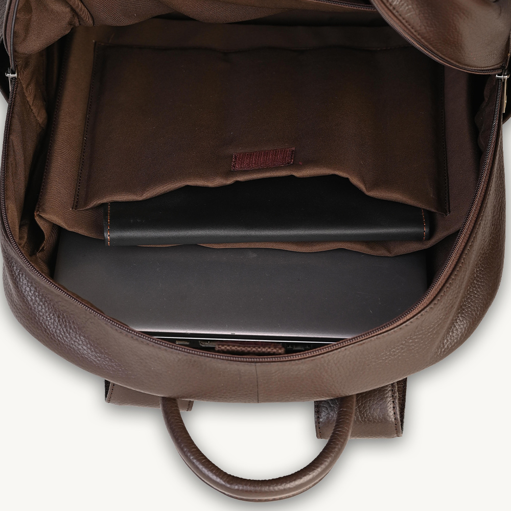 The Rich Brown Urban Leather Backpack