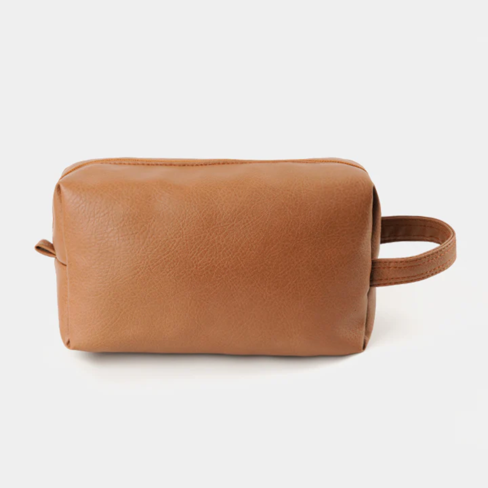 The Tan Classic Toiletry Bag