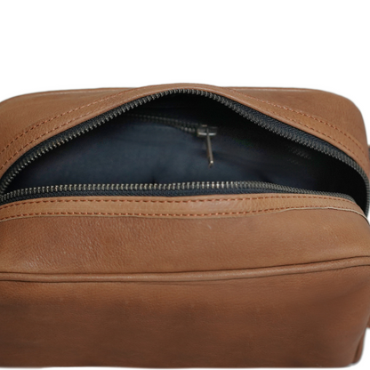 The Tan Classic Toiletry Bag