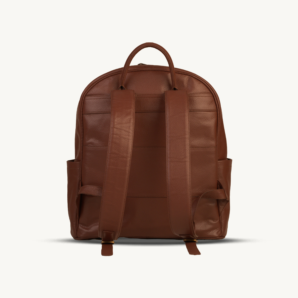 The Tan Urban Leather Backpack