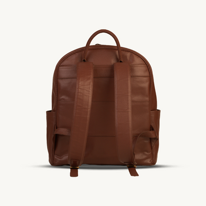 The Tan Urban Leather Backpack