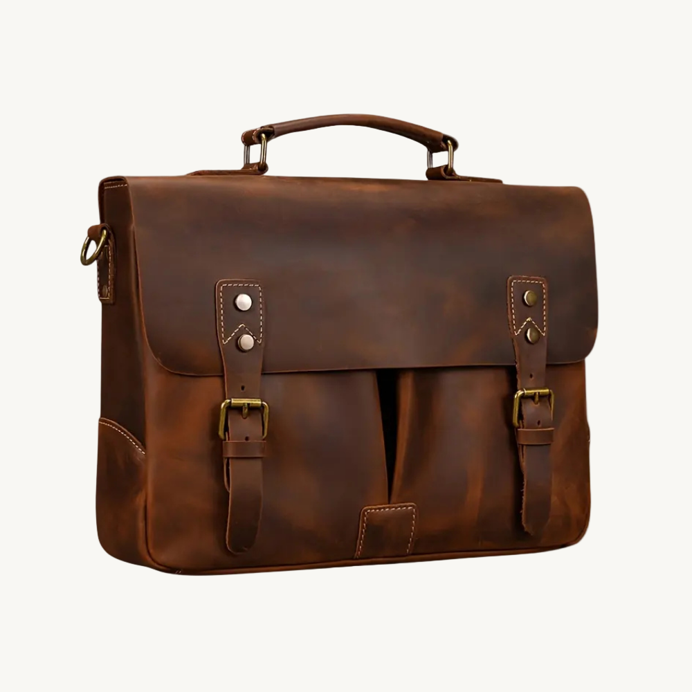Vintage Roam Brown Messenger Bag