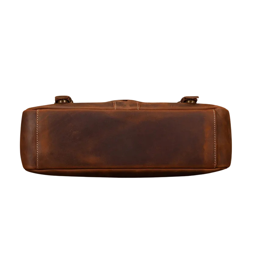 Vintage Roam Brown Messenger Bag