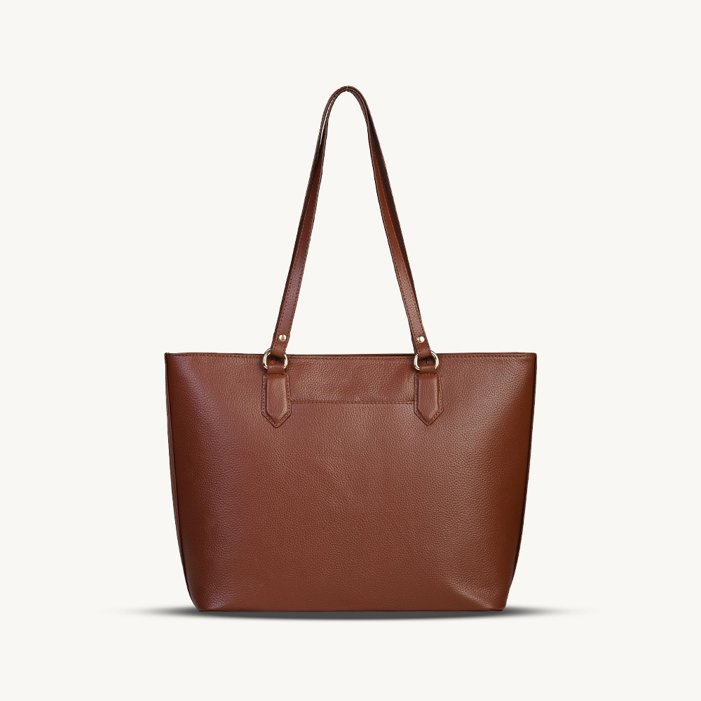 Warm Tan Professional Tote