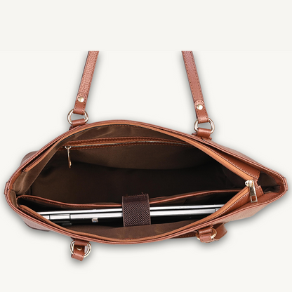 Warm Tan Professional Tote