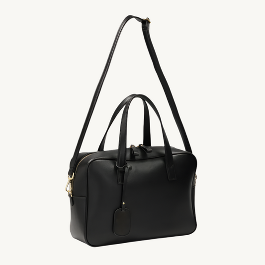 Jet-Black-Leather-Handbag
