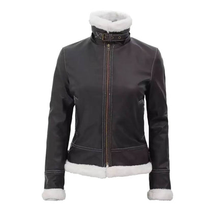Women's Faux Shearling Jacket: Stylish Shearling Look